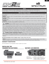 Spektrum DX2E 2Ch DSMR Surface Radio Owner's manual