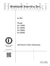 Hoshizaki B-1650SS User manual