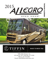 Tiffin Motorhomes 2015 Allegro Owner's manual