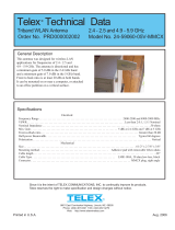 Telex 24-59060-05V-MMCX Triband WLAN Antenna Owner's manual