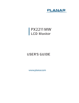 Planar PX2211MW User manual