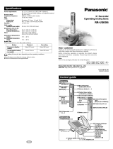 Panasonic RRUS006 Operating instructions