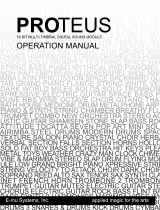 E-Mu PROTEUS Operating instructions