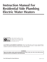 State Water Heaters ESX-30-DOMS User manual