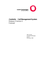 Lucent Technologies CentreVu Release 3 Version 5 Forecast User manual