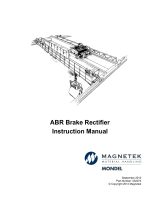 Magnetek ABR Brake Rectifier Owner's manual