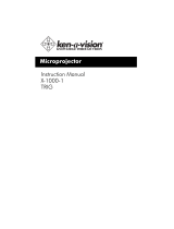 Ken A Vision Microprojector TRIG User manual