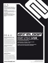 Reloop RMP-2760 b Operating instructions