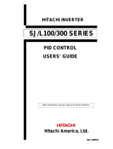 Hitachi SJ100 Series User manual