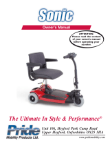Pride Mobility Sonic Owner's manual