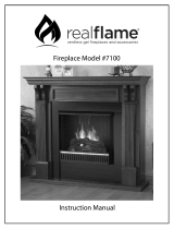 Real Flame 7100 User manual