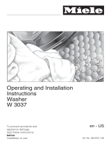 Miele W 3037 User manual