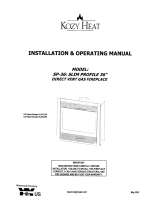 Kozyheat #SP36 Owner's manual