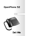 DETEWE OPENPHONE 52 User manual