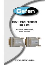 Gefen EXT-DVI-FM1000P Owner's manual