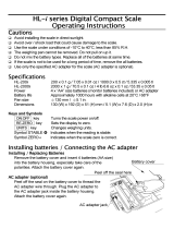 A&D HL-2000i User manual