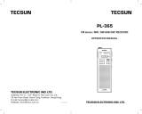 TECSUN PL-365 Operating instructions