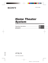 Sony HT-SL7A User manual
