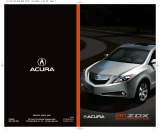 Acura 2011 ZDX User guide