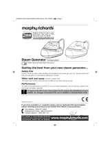 Morphy Richards JETSTEAM 333100 STEAMGEN User manual