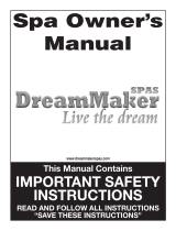 Dream Maker Spas X-400 Owner's manual