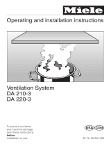Miele DA 210-3 Owner's manual