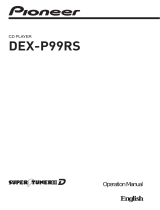 Pioneer DEX-P99RS User manual