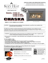 Kozyheat Chaska Owner's manual