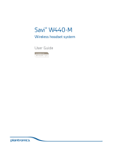 Plantronics Savi W440-M User manual