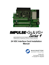 MagnetekIMPULSE G+/VG+ Series 4 24 VDC Interface Card