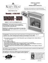 kozy heat Windim-WDM 56101 Owner's manual