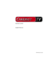 Terratec Cinergy400TV Manual RemoteControl Owner's manual