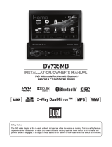 Dual DV725BH Owner's manual