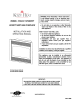 Kozyheat Windom Owner's manual