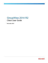 Novell GroupWise 2014 R2 User guide