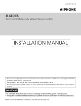Aiphone IS User manual