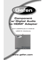 Gefen EXT-COMPAUD-2-HDMID User manual