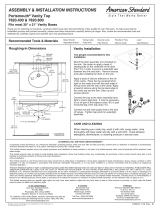 American Standard 7820.800.020 Installation guide