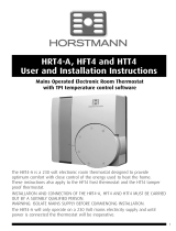 Horstmann HRT4A, HTT4 & HFT4 User guide