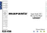 Marantz UD5007 Owner's manual