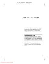 Hitachi 42PD6000TA User manual