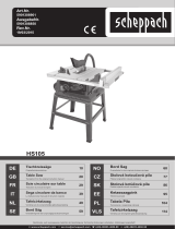 Scheppach HS105 User manual