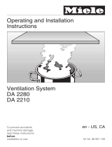 Miele DA2280 Operating instructions