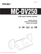 TEAC MC-DV250 Owner's manual