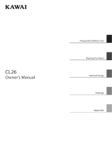 Kawai CS6 Owner's manual