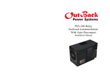 OutBack Power Autotransformer Installation guide