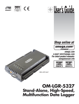 Omega OM-LGR-5327 Owner's manual