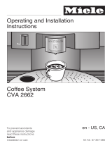 Miele CVA2662 User manual