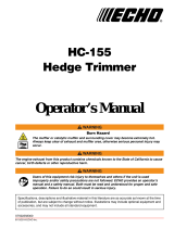 Echo HC-155 User manual