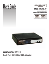 Omega Engineering OMG-USB-232-4 User manual